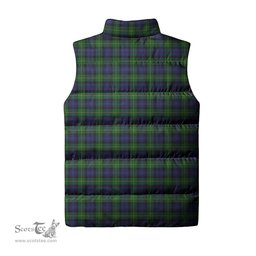 Scottish Gordon Tartan Tartan Puffer Vest, Tartan Plaid Sleeveless Down Jacket Scottish Plaid Tartan Plaid - ScotsTee - scotstee.com