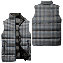 Scottish Gladstone Tartan Tartan Puffer Vest, Tartan Plaid Sleeveless Down Jacket Scottish Plaid Tartan Plaid - ScotsTee - scotstee.com
