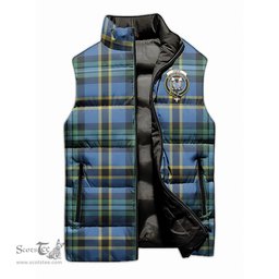 Scottish Hope Ancient Clan Tartan Puffer Vest, Family Crest Plaid Sleeveless Down Jacket Scottish Plaid Tartan Plaid - ScotsTee - scotstee.com