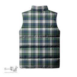 Scottish Gordon Dress Ancient Clan Tartan Puffer Vest, Family Crest Plaid Sleeveless Down Jacket Scottish Plaid Tartan Plaid - ScotsTee - scotstee.com