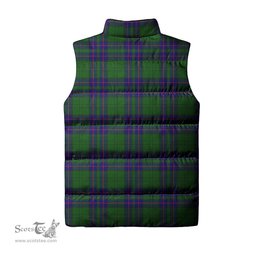 Scottish Lockhart Modern Tartan Tartan Puffer Vest, Tartan Plaid Sleeveless Down Jacket Scottish Plaid Tartan Plaid - ScotsTee - scotstee.com