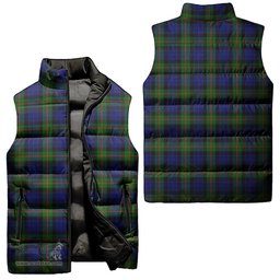 Scottish Gunn Modern Tartan Tartan Puffer Vest, Tartan Plaid Sleeveless Down Jacket Scottish Plaid Tartan Plaid - ScotsTee - scotstee.com