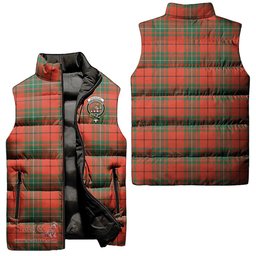 Scottish MacAulay Ancient Clan Tartan Puffer Vest, Family Crest Plaid Sleeveless Down Jacket Scottish Plaid Tartan Plaid - ScotsTee - scotstee.com
