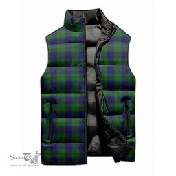 Scottish Keith Modern Tartan Tartan Puffer Vest, Tartan Plaid Sleeveless Down Jacket Scottish Plaid Tartan Plaid - ScotsTee - scotstee.com
