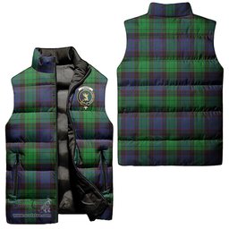 Scottish Stewart Old Modern Clan Tartan Puffer Vest, Family Crest Plaid Sleeveless Down Jacket Scottish Plaid Tartan Plaid - ScotsTee - scotstee.com