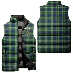 Scottish Swinton Clan Tartan Puffer Vest, Family Crest Plaid Sleeveless Down Jacket Scottish Plaid Tartan Plaid - ScotsTee - scotstee.com