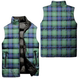 Scottish Sutherland Ancient Tartan Tartan Puffer Vest, Tartan Plaid Sleeveless Down Jacket Scottish Plaid Tartan Plaid - ScotsTee - scotstee.com