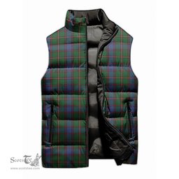 Scottish Skene Tartan Tartan Puffer Vest, Tartan Plaid Sleeveless Down Jacket Scottish Plaid Tartan Plaid - ScotsTee - scotstee.com