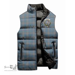 Scottish McKerrell of Hillhouse Dress Clan Tartan Puffer Vest, Family Crest Plaid Sleeveless Down Jacket Scottish Plaid Tartan Plaid - ScotsTee - scotstee.com