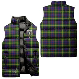 Scottish Watson Modern Clan Tartan Puffer Vest, Family Crest Plaid Sleeveless Down Jacket Scottish Plaid Tartan Plaid - ScotsTee - scotstee.com