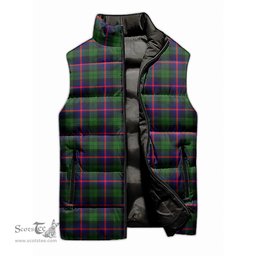 Scottish Urquhart Modern Tartan Tartan Puffer Vest, Tartan Plaid Sleeveless Down Jacket Scottish Plaid Tartan Plaid - ScotsTee - scotstee.com