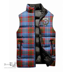 Scottish Spalding Clan Tartan Puffer Vest, Family Crest Plaid Sleeveless Down Jacket Scottish Plaid Tartan Plaid - ScotsTee - scotstee.com