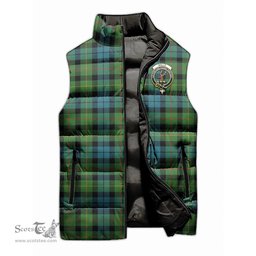 Scottish Rollo Ancient Clan Tartan Puffer Vest, Family Crest Plaid Sleeveless Down Jacket Scottish Plaid Tartan Plaid - ScotsTee - scotstee.com