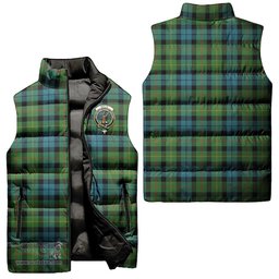 Scottish Rollo Ancient Clan Tartan Puffer Vest, Family Crest Plaid Sleeveless Down Jacket Scottish Plaid Tartan Plaid - ScotsTee - scotstee.com