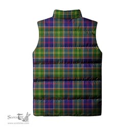 Scottish Whitefoord Modern Clan Tartan Puffer Vest, Family Crest Plaid Sleeveless Down Jacket Scottish Plaid Tartan Plaid - ScotsTee - scotstee.com