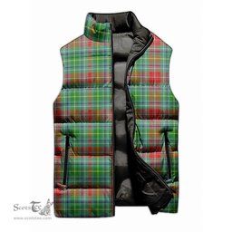 Scottish Muirhead Tartan Tartan Puffer Vest, Tartan Plaid Sleeveless Down Jacket Scottish Plaid Tartan Plaid - ScotsTee - scotstee.com