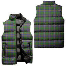 Scottish Strange of Balkaskie Tartan Tartan Puffer Vest, Tartan Plaid Sleeveless Down Jacket Scottish Plaid Tartan Plaid - ScotsTee - scotstee.com