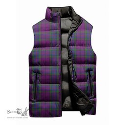 Scottish Wardlaw Tartan Tartan Puffer Vest, Tartan Plaid Sleeveless Down Jacket Scottish Plaid Tartan Plaid - ScotsTee - scotstee.com