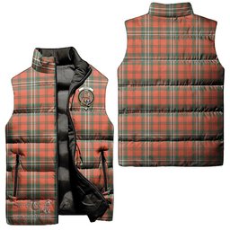Scottish Scott Ancient Clan Tartan Puffer Vest, Family Crest Plaid Sleeveless Down Jacket Scottish Plaid Tartan Plaid - ScotsTee - scotstee.com