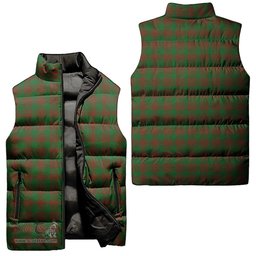 Scottish Menzies Tartan Tartan Puffer Vest, Tartan Plaid Sleeveless Down Jacket Scottish Plaid Tartan Plaid - ScotsTee - scotstee.com