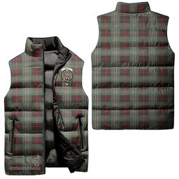 Scottish Scott Brown Ancient Clan Tartan Puffer Vest, Family Crest Plaid Sleeveless Down Jacket Scottish Plaid Tartan Plaid - ScotsTee - scotstee.com