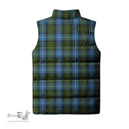 Scottish MacNeil of Barra Clan Tartan Puffer Vest, Family Crest Plaid Sleeveless Down Jacket Scottish Plaid Tartan Plaid - ScotsTee - scotstee.com