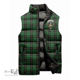 Scottish Wallace Hunting Clan Tartan Puffer Vest, Family Crest Plaid Sleeveless Down Jacket Scottish Plaid Tartan Plaid - ScotsTee - scotstee.com