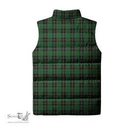 Scottish Wallace Hunting Clan Tartan Puffer Vest, Family Crest Plaid Sleeveless Down Jacket Scottish Plaid Tartan Plaid - ScotsTee - scotstee.com