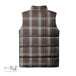 Scottish Stewart Dress Clan Tartan Puffer Vest, Family Crest Plaid Sleeveless Down Jacket Scottish Plaid Tartan Plaid - ScotsTee - scotstee.com