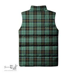 Scottish Wallace Hunting Ancient Clan Tartan Puffer Vest, Family Crest Plaid Sleeveless Down Jacket Scottish Plaid Tartan Plaid - ScotsTee - scotstee.com