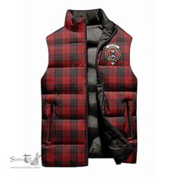 Scottish MacLeod of Raasay Highland Clan Tartan Puffer Vest, Family Crest Plaid Sleeveless Down Jacket Scottish Plaid Tartan Plaid - ScotsTee - scotstee.com