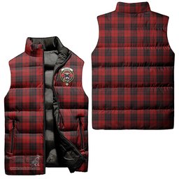 Scottish MacLeod of Raasay Highland Clan Tartan Puffer Vest, Family Crest Plaid Sleeveless Down Jacket Scottish Plaid Tartan Plaid - ScotsTee - scotstee.com