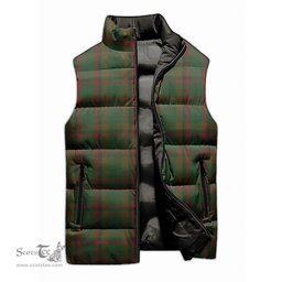 Scottish Macnaughton Hunting Tartan Tartan Puffer Vest, Tartan Plaid Sleeveless Down Jacket Scottish Plaid Tartan Plaid - ScotsTee - scotstee.com
