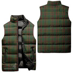 Scottish Macnaughton Hunting Tartan Tartan Puffer Vest, Tartan Plaid Sleeveless Down Jacket Scottish Plaid Tartan Plaid - ScotsTee - scotstee.com