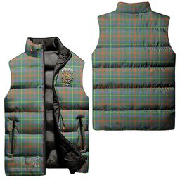 Scottish MacKintosh Hunting Ancient Clan Tartan Puffer Vest, Family Crest Plaid Sleeveless Down Jacket Scottish Plaid Tartan Plaid - ScotsTee - scotstee.com