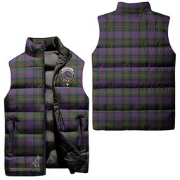Scottish MacDonell of Glengarry Clan Tartan Puffer Vest, Family Crest Plaid Sleeveless Down Jacket Scottish Plaid Tartan Plaid - ScotsTee - scotstee.com