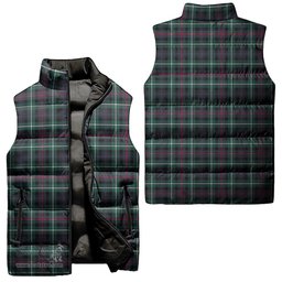 Scottish MacKenzie Modern Tartan Tartan Puffer Vest, Tartan Plaid Sleeveless Down Jacket Scottish Plaid Tartan Plaid - ScotsTee - scotstee.com