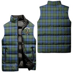 Scottish MacLaren Ancient Clan Tartan Puffer Vest, Family Crest Plaid Sleeveless Down Jacket Scottish Plaid Tartan Plaid - ScotsTee - scotstee.com