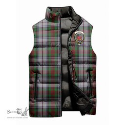 Scottish MacDuff Dress Clan Tartan Puffer Vest, Family Crest Plaid Sleeveless Down Jacket Scottish Plaid Tartan Plaid - ScotsTee - scotstee.com
