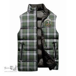 Scottish MacLaren Dress Clan Tartan Puffer Vest, Family Crest Plaid Sleeveless Down Jacket Scottish Plaid Tartan Plaid - ScotsTee - scotstee.com