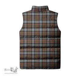 Scottish MacLaren Weathered Clan Tartan Puffer Vest, Family Crest Plaid Sleeveless Down Jacket Scottish Plaid Tartan Plaid - ScotsTee - scotstee.com