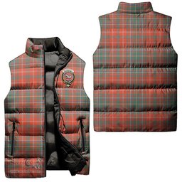 Scottish MacDougall Ancient Clan Tartan Puffer Vest, Family Crest Plaid Sleeveless Down Jacket Scottish Plaid Tartan Plaid - ScotsTee - scotstee.com