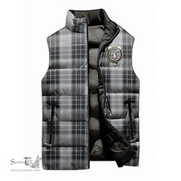 Scottish MacRae Dress Clan Tartan Puffer Vest, Family Crest Plaid Sleeveless Down Jacket Scottish Plaid Tartan Plaid - ScotsTee - scotstee.com
