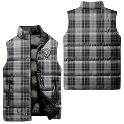 Scottish MacRae Dress Clan Tartan Puffer Vest, Family Crest Plaid Sleeveless Down Jacket Scottish Plaid Tartan Plaid - ScotsTee - scotstee.com