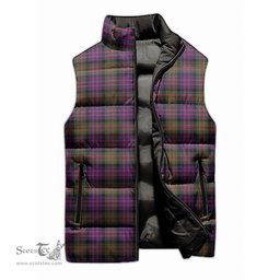 Scottish MacDonald Modern Tartan Tartan Puffer Vest, Tartan Plaid Sleeveless Down Jacket Scottish Plaid Tartan Plaid - ScotsTee - scotstee.com
