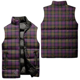 Scottish MacDonald Modern Tartan Tartan Puffer Vest, Tartan Plaid Sleeveless Down Jacket Scottish Plaid Tartan Plaid - ScotsTee - scotstee.com
