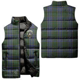 Scottish MacMillan Hunting Clan Tartan Puffer Vest, Family Crest Plaid Sleeveless Down Jacket Scottish Plaid Tartan Plaid - ScotsTee - scotstee.com