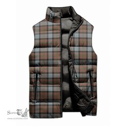Scottish MacLaren Weathered Tartan Tartan Puffer Vest, Tartan Plaid Sleeveless Down Jacket Scottish Plaid Tartan Plaid - ScotsTee - scotstee.com