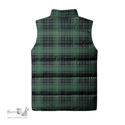 Scottish MacAulay Hunting Ancient Tartan Tartan Puffer Vest, Tartan Plaid Sleeveless Down Jacket Scottish Plaid Tartan Plaid - ScotsTee - scotstee.com