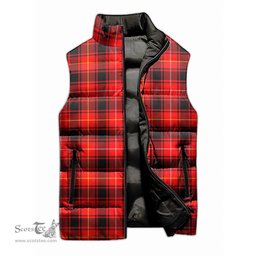 Scottish MacIver Modern Tartan Tartan Puffer Vest, Tartan Plaid Sleeveless Down Jacket Scottish Plaid Tartan Plaid - ScotsTee - scotstee.com